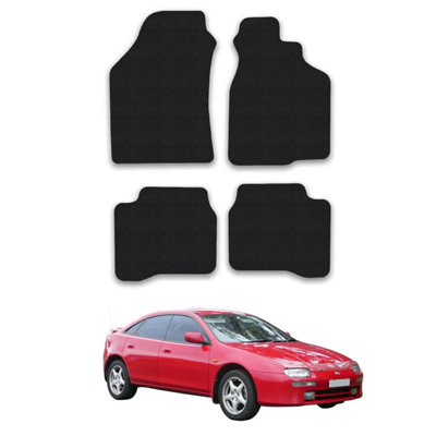 Car Mats for Mazda 323 (1996-1998) Tailored Fit Carpet Floor Set Anti-Slip 4pcs