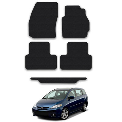 Car Mats for Mazda 5 (2005-2010) Tailored Fit Carpet Floor Set Anti-Slip 4pcs