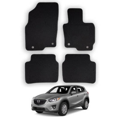 Car Mats for Mazda CX-5 (2012-2017) Tailored Fit Carpet Floor Set Anti-Slip 4pcs