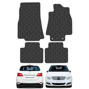 Car Mats for Mercedes B-Class (2005-2012)  W245  Tailored Fit Rubber Floor Set