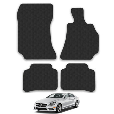 Car Mats for Mercedes CLS (2011-2018)  C218  Tailored Fit Rubber Floor Set 4pcs