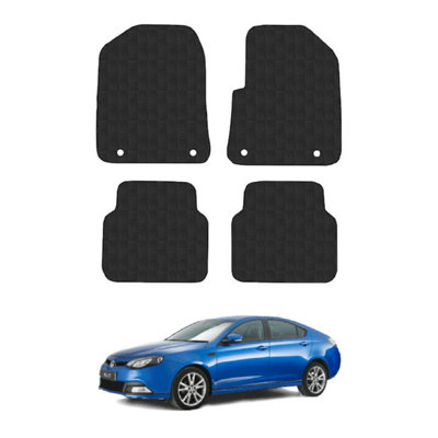 Car Mats for MG MG6 (2010-2016) Tailored Fit Rubber Floor Set Heavy-Duty 4pcs