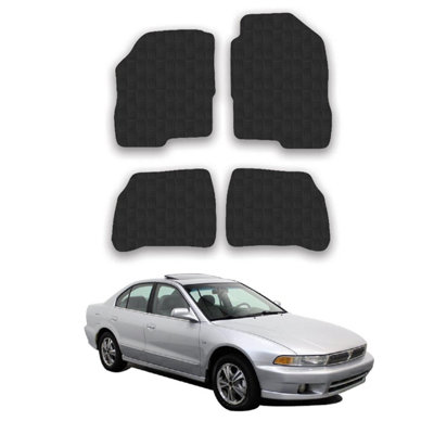 Car Mats for Mitsubishi Galant (1997-2003) Tailored Fit Rubber Floor Set 4pcs