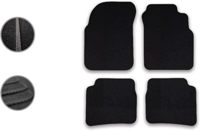 Car Mats for Nissan QX (1995-2003) Tailored Fit Carpet Floor Set Anti-Slip 4pcs