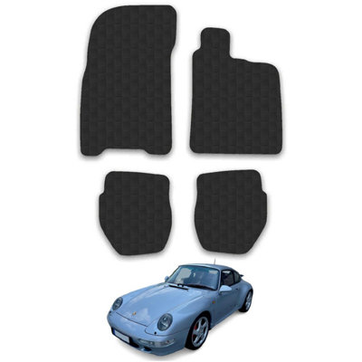 Car Mats for Porsche 993 (1993-1998) Tailored Fit Rubber Floor Set Heavy-Duty