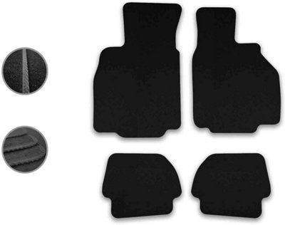 Car Mats for Porsche 996 (1998-2004) Tailored Fit Carpet Floor Set Anti-Slip 4pc