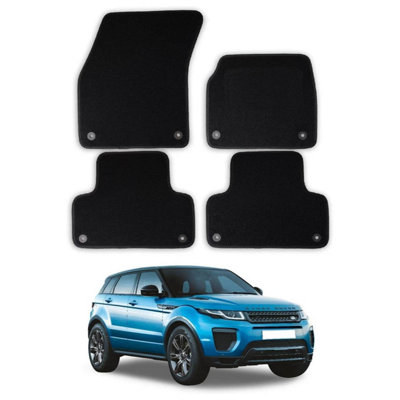 Car Mats for Range Rover Evoque 2011-2013 Tailored Fit Carpet Floor 4 Piece Set