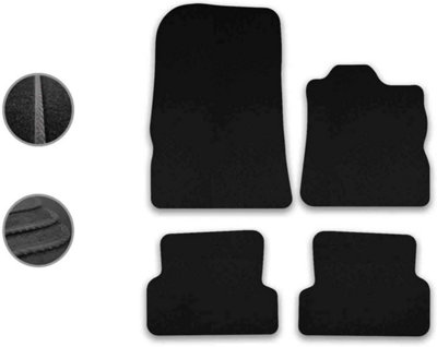 Car Mats for Renault Grand Modus (2008-2012) Tailored Fit Carpet Floor Set 4pcs