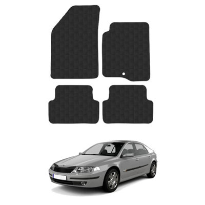 Car Mats for Renault Laguna (2001-2007) Tailored Fit Rubber Floor Set Heavy-Duty