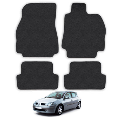 Car Mats for Renault Megane (2003-2008) Tailored Fit Carpet Floor Set Anti-Slip