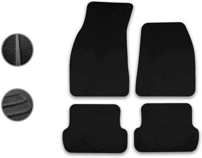 Car Mats for Seat Exeo (2009-2013) Tailored Fit Carpet Floor Set Anti-Slip 4pcs