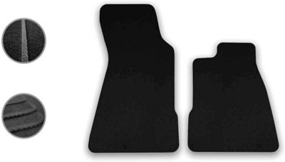 Car Mats for Smart Roadster (2002-2007) Tailored Fit Carpet Floor Set Anti-Slip