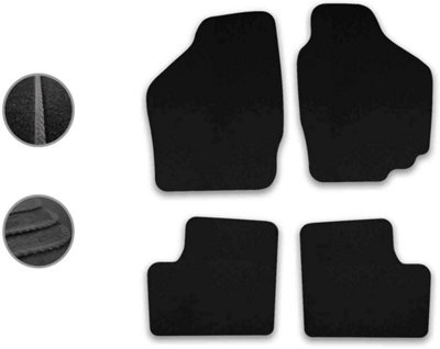 Car Mats for Suzuki Ignis (2000-2008) Tailored Fit Carpet Floor Set Anti-Slip