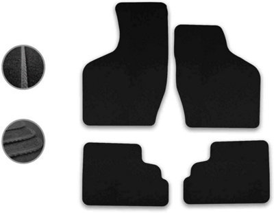 Car Mats for Suzuki Wagon R (2000-2007) Tailored Fit Carpet Floor Set Anti-Slip