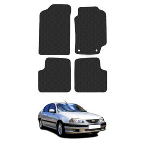 Car Mats for Toyota Avensis (1997-2002) Tailored Fit Rubber Floor Set Heavy-Duty