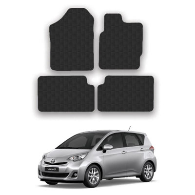 Car Mats for Toyota Verso (2011-2013) Tailored Fit Rubber Floor Set Heavy-Duty