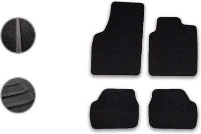 Car Mats for Vauxhall Meriva A (2003-2005) Tailored Fit Carpet Floor Set 4pcs