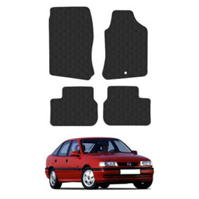 Car Mats for Vauxhall Vectra (1995-2002) Tailored Fit Rubber Floor Set 4 Pieces