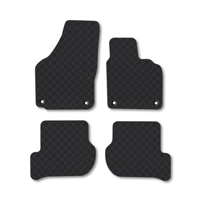 Car Mats for Volkswagen Jetta (2005-2011) Tailored Fit Rubber Floor Set ...