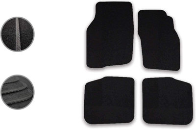 Car Mats for Volvo S40 (1996-2004) Tailored Fit Carpet Floor Set Anti-Slip 4pcs