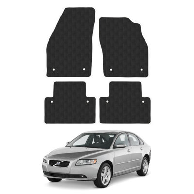 Car Mats for Volvo S40 Manual 2004-12 Tailored Fit Rubber Floor Set Heavy-Duty