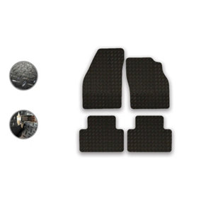 Car Mats for Volvo V40 (2004-2012) Tailored Fit Rubber Floor Set Heavy-Duty 4pcs