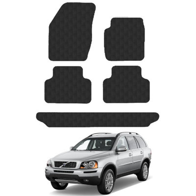 Car Mats for Volvo XC90 (2002-2014) Tailored Fit Rubber Floor Set Heavy-Duty 4pc