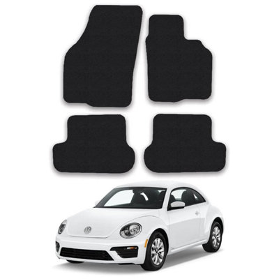 Car Mats for VW Beetle (2012-2019) Tailored Fit Carpet Floor Set Anti-Slip 4pcs