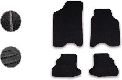 Car Mats for VW Lupo (1998-2005) Tailored Fit Carpet Floor Set Anti-Slip 4pcs