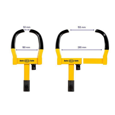 Car Motorhome Trailer Wheel Clamp Extendable Heavy Duty 3 Keys  A306010 - 5