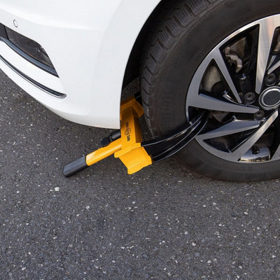 Car Motorhome Trailer Wheel Clamp Extendable Heavy Duty 3 Keys  A306010 - 8