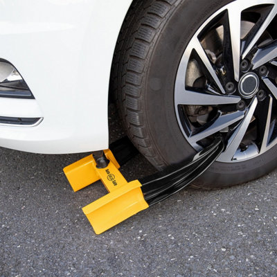 Car Motorhome Trailer Wheel Clamp Power Block XL Large Heavy Duty 3 Keys 306100 - 6