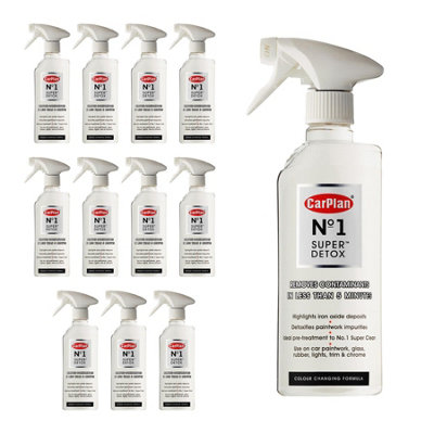 Car Paint Detox Iron Oxide Fall Out Remover Cleaner Detailing Valeting 600ml x12
