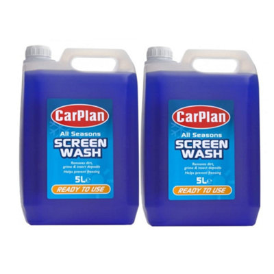 Car Plan screen wash cleaner 5 litre x 2