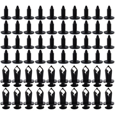 Car Plastic Push Pin Rivet Trim Clips Panel Fasteners Interior Fixing Tools