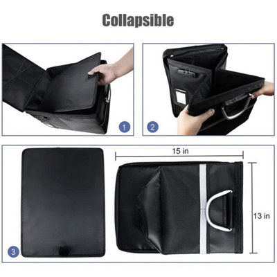 Car Portable File A4 Office Expanding Box Folder Document Organiser Aid ...