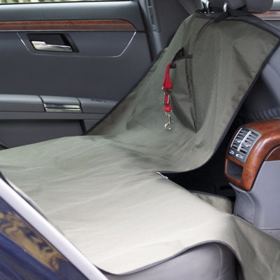 Pet Car Seat Cover Waterproof Dog Cat Rear Bench Protector Truck SUV Universal E - Foto 2