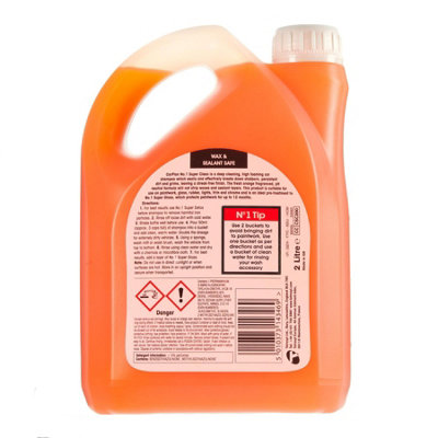 Car Shampoo Foam Wash PH Neutral Pre Treatment CarPlan Super Clean No1 2L x3 - 7