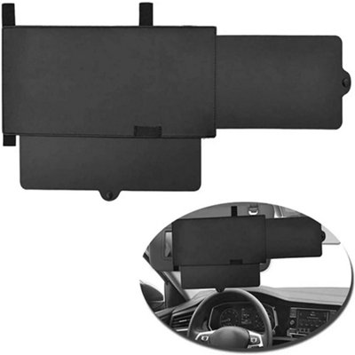 NAZZO Sun Visor Extender – Magnetic & Adjustable, Fits Cars & SUVs (Black)