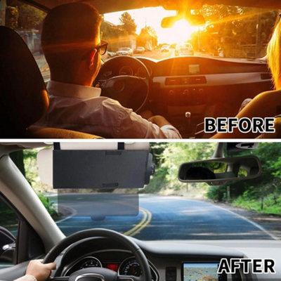 Car Sunshade Extension Sun Visor Extender Window UV Rays Blocker ...