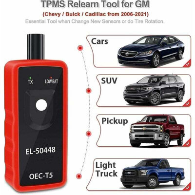 EL50448 TPMS Relearn Reset Tool – Works With GM / Chevy / Buick Vehicles
