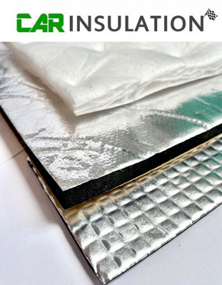 Car Under Bonnet Insulation, High-Performance Soundproofing, 10mm ...