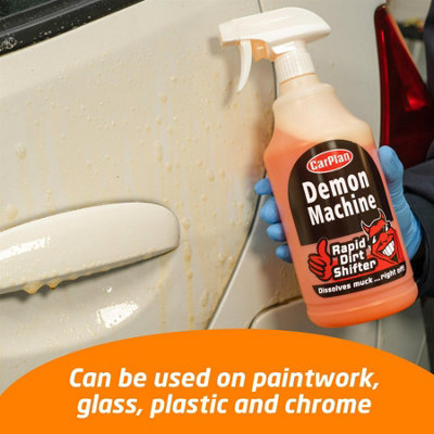 Car Valet Wash Bucket Mit Kit Carplan Demon Shine Foam Wheels Machine Clean