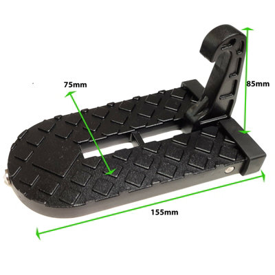 Car Van Door Latch Side Step Easy Access for Roof Rack Bars Top Box - 3