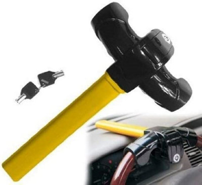 Car Van Security Rotary Steering Wheel Lock For Vehicle Steel Keys Safety Hand Brake Steel Vehicle Secure Strong Durable