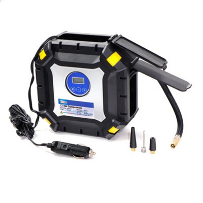 Car Vehicle 100PSI 12V Digital Air Compressor With COB Light & Auto Shut-Off