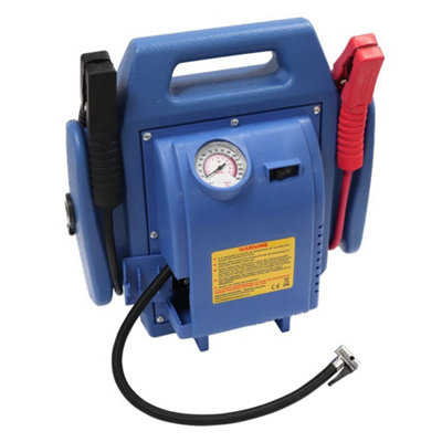 Car Vehicle 12V Portable Power Station & Emergency Jump Start With 300PSI Air Compressor - 3