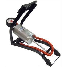Car Vehicle Deluxe Quality Single Cylinder Foot Pump With 270 Gauge