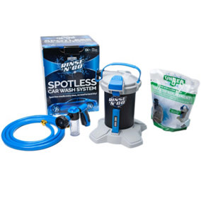 Car Wash Kit - Vehicle Cleaner, Cleans Bikes Vans Boats Caravans and Windows - Rinse n Go Pure Water Filter Unit By UNGER