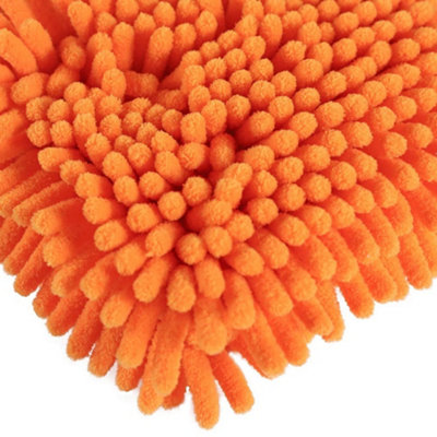 Car Wash Mitt 260mm(h) x 160mm(d) two color:orange/black - 5